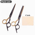 6.0 Hairdressing Scissors Hair Cutting Thinning Shears Set for Home Human & Dog Cat Pets Gromming Japanese Stainless 1001#